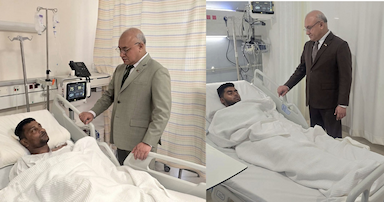 কুয়েতে ইরানি ড্রোন হামলায় আহত বাংলাদেশিদের খোঁজ নিলেন রাষ্ট্রদূত