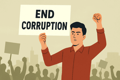 স্বৈরাচার, সংকট বা চাঁদাবাজি নয়—দুর্নীতিমুক্ত বাংলাদেশ চাই