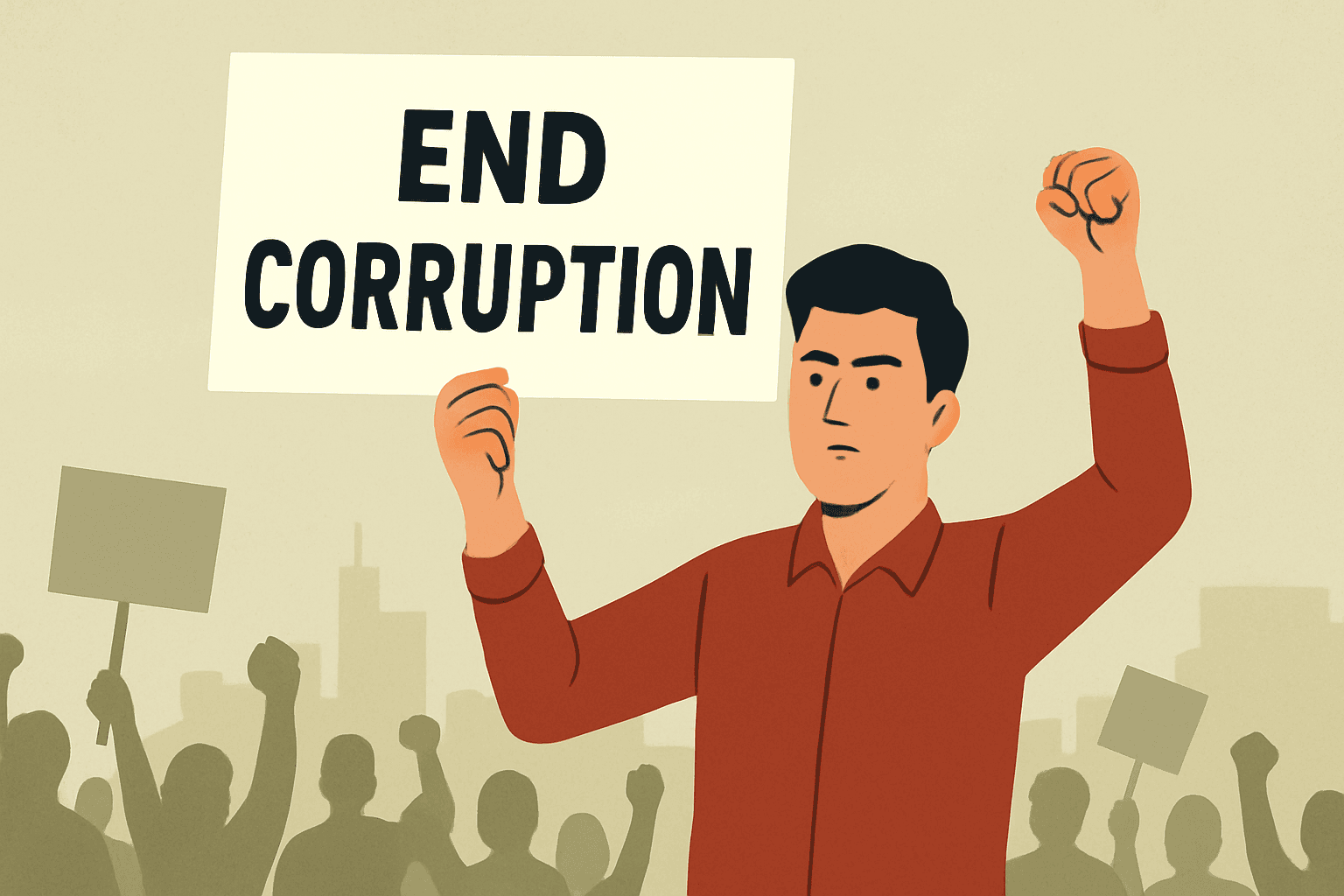 স্বৈরাচার, সংকট বা চাঁদাবাজি নয়—দুর্নীতিমুক্ত বাংলাদেশ চাই