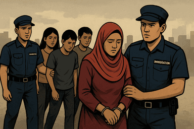 কুয়ালালামপুরে অবৈধ কার্যকলাপের অভিযোগে বাংলাদেশিসহ ১৩৯ অভিবাসী আটক