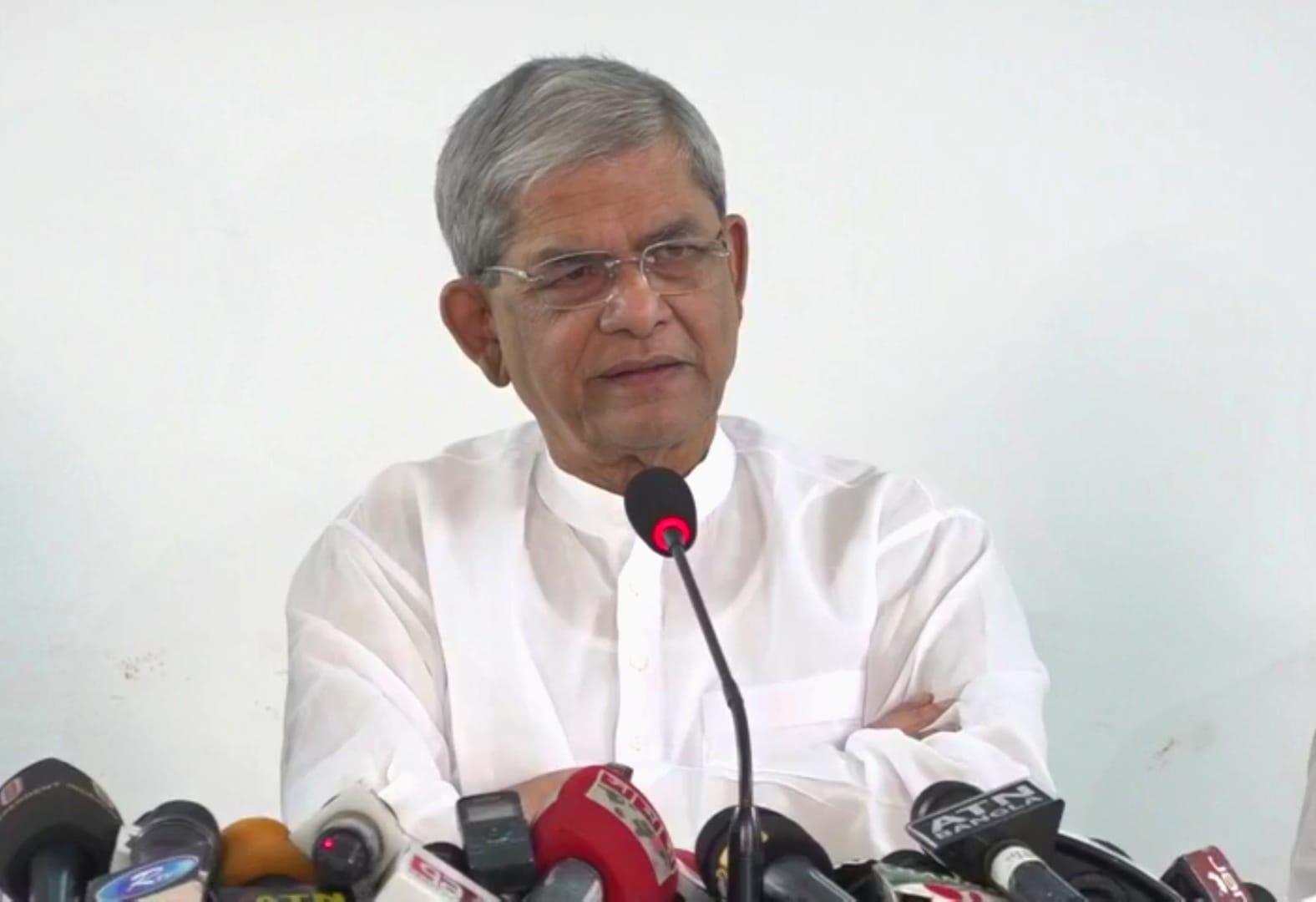 নির্বাচন নিয়ে প্রধান উপদেষ্টার বক্তব্য অস্পষ্ট: মির্জা ফখরুল