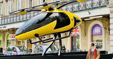 দুবাইয়ের এয়ার ট্যাক্সির প্রদর্শনী লন্ডনে