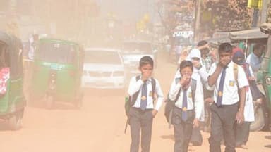 বুধবার বিশ্বের সবচেয়ে দূষিত বাতাসের শহর ঢাকা