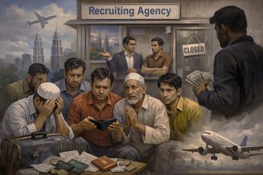 মালয়েশিয়ায় পাঠানোর কথা বলে প্রতারণা, দুই রিক্রুটিং এজেন্সির বিরুদ্ধে অভিযোগ ১০ ভুক্তভোগীর